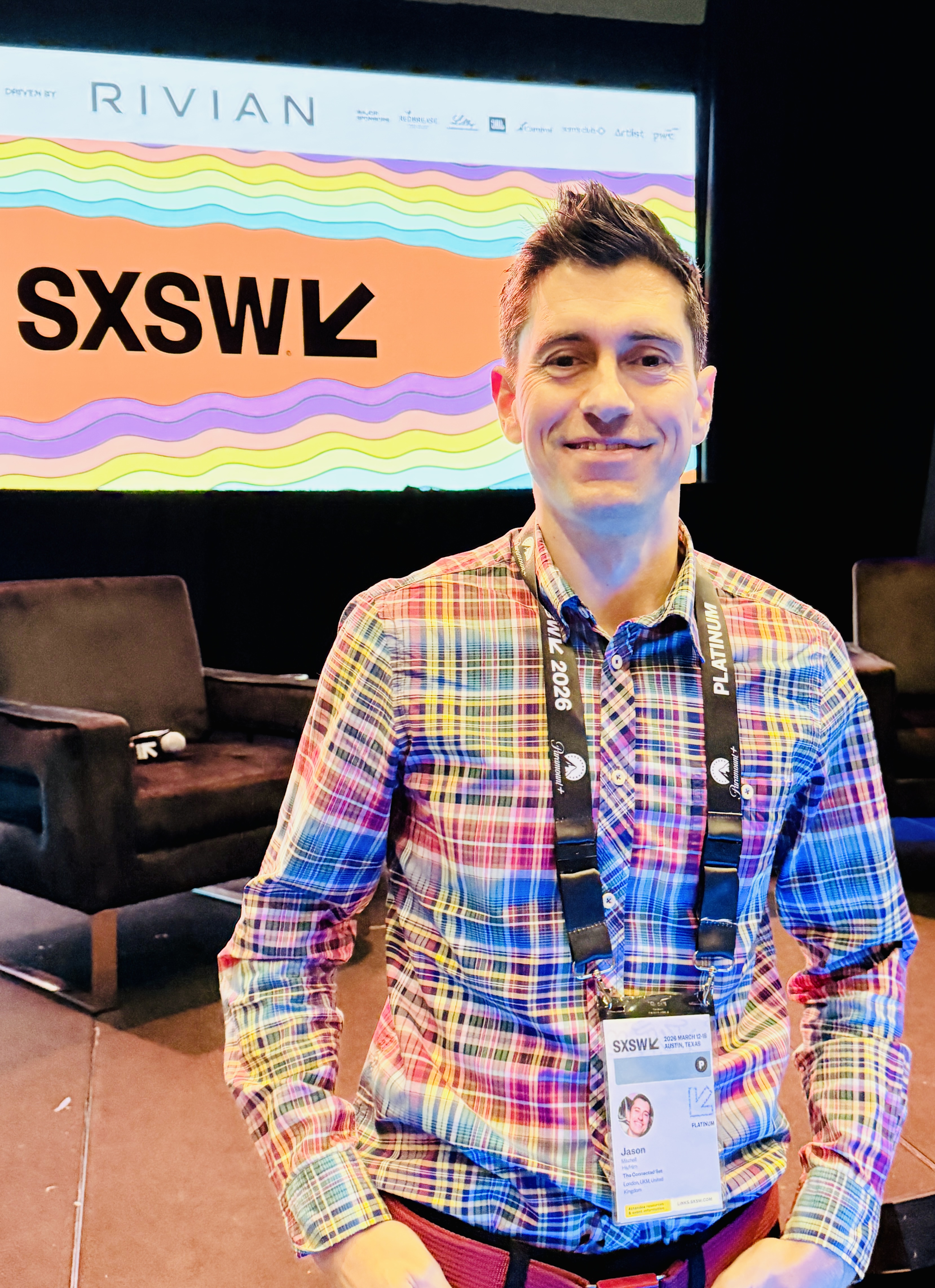 Jason Mitchell on a panel at SXSW